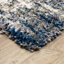 Home Decorators Collection Nordic Blue 8 ft. x 10 ft. Abstract Shag Area Rug -Home Decorators Soldes blue home decorators collection area rugs 564620 1d 1000