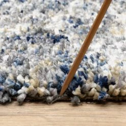 Home Decorators Collection Nordic Blue 8 ft. x 10 ft. Abstract Shag Area Rug -Home Decorators Soldes blue home decorators collection area rugs 564620 40 1000