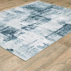 Home Decorators Collection Harmony Machine Washable Blue 7 ft. 6 in. x 10 ft. Abstract Polyester Indoor Area Rug -Home Decorators Soldes blue home decorators collection area rugs 592463 c3 1000