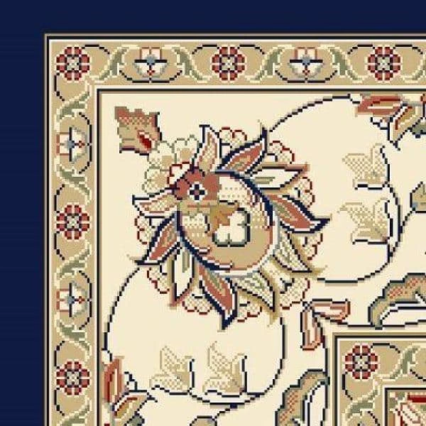 Home Decorators Collection Judith Blue/Ivory 5 ft. x 8 ft. Indoor Area Rug 5 Home Decorators Collection Judith Blue/Ivory 5 ft. x 8 ft. Indoor Area Rug - Image 3