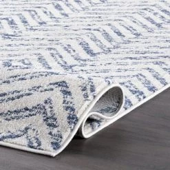 Home Decorators Collection Rosanne Geometric Herringbone Blue 8 ft. x 10 ft. Area Rug -Home Decorators Soldes blue home decorators collection area rugs rzbd94a 8010 1f 1000