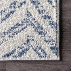 Home Decorators Collection Rosanne Geometric Herringbone Blue 8 ft. x 10 ft. Area Rug -Home Decorators Soldes blue home decorators collection area rugs rzbd94a 8010 44 1000