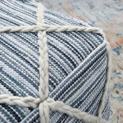 Home Decorators Collection Blue Cross Woven Square Floor Pouf Ottoman (20 in.) -Home Decorators Soldes blue home decorators collection ottomans mh 1829 a0 1000