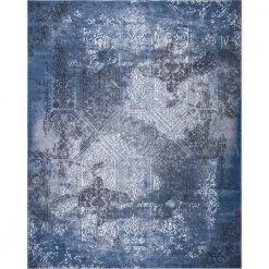 Home Decorators Collection Aurora Blue 8 ft. x 10 ft. Indoor/Outdoor Area Rug