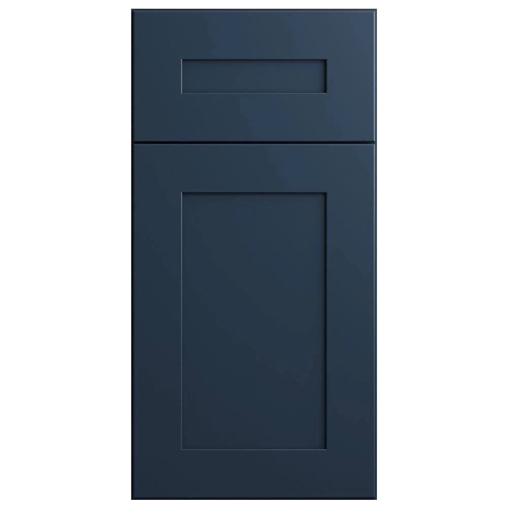 Home Decorators Collection Newport Blue Painted Plywood Shaker Stock Assembled Base Kitchen Cabinet Soft Close FH Left 12 in. x 34.5 in. x 24 in. 5 Home Decorators Collection Newport Blue Painted Plywood Shaker Stock Assembled Base Kitchen Cabinet Soft Close FH Left 12 in. x 34.5 in. x 24 in. - Image 3