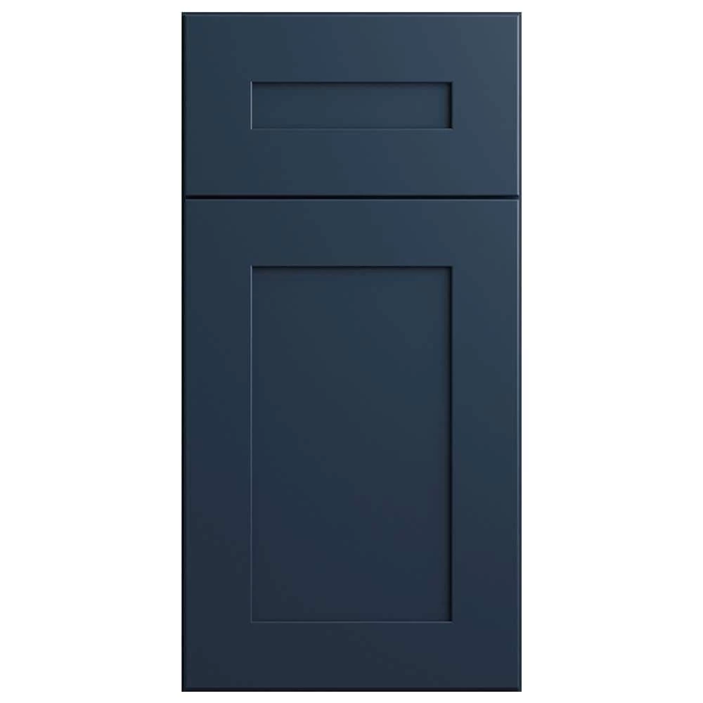Home Decorators Collection Newport Blue Painted Plywood Shaker Stock Assembled Base Kitchen Cabinet 1-Drawer Right 15 in. x 34.5 in. x 24 in. 5 Home Decorators Collection Newport Blue Painted Plywood Shaker Stock Assembled Base Kitchen Cabinet 1-Drawer Right 15 in. x 34.5 in. x 24 in. - Image 3