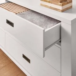 Home Decorators Collection Calden Bright White 6-Drawer Dresser (36 in. H x 60 in. W x 18 in. D) -Home Decorators Soldes bright white home decorators collection dressers campaign dresse a0 1000