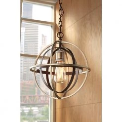 Home Decorators Collection Barton Bay 1-Light Bronze and Champagne Pewter Orb Mini Pendant -Home Decorators Soldes bronze and champagne pewter home decorators collection pendant lights 27030 c3 1000