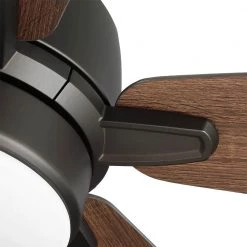 Home Decorators Collection Fawndale 46 in. Indoor Integrated LED Bronze Ceiling Fan with Light Kit, 5 Reversible Blades and Remote Control -Home Decorators Soldes bronze home decorators collection ceiling fans with lights 52021 44 1000