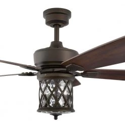 Home Decorators Collection Pine Meadows 52 in. Indoor/Outdoor LED Bronze Damp Rated Downrod Ceiling Fan with Dimmable Light Kit and Remote Control 31 Home Decorators Collection Pine Meadows 52 in. Indoor/Outdoor LED Bronze Damp Rated Downrod Ceiling Fan with Dimmable Light Kit and Remote Control -Home Decorators Soldes bronze home decorators collection ceiling fans with lights 52117 31 1000