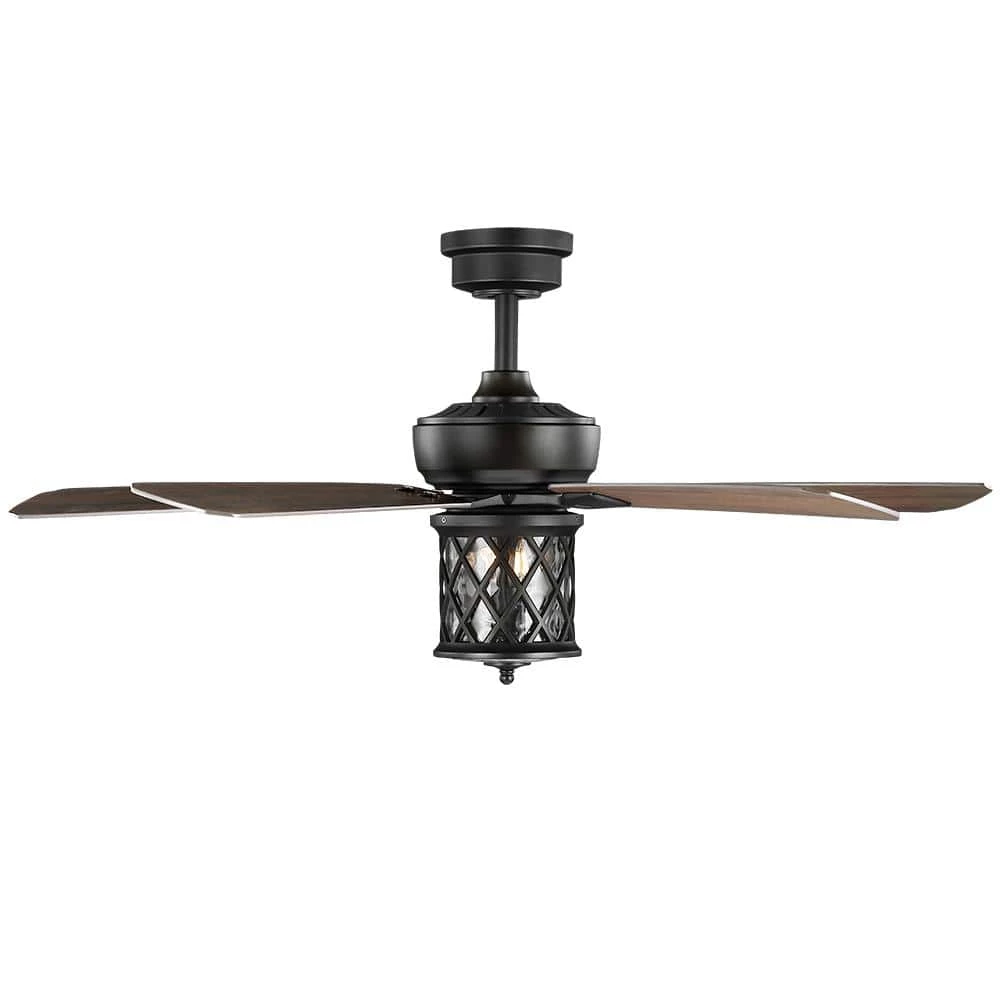 Home Decorators Collection Pine Meadows 52 in. Indoor/Outdoor LED Bronze Damp Rated Downrod Ceiling Fan with Dimmable Light Kit and Remote Control 11 Home Decorators Collection Pine Meadows 52 in. Indoor/Outdoor LED Bronze Damp Rated Downrod Ceiling Fan with Dimmable Light Kit and Remote Control - Image 9