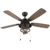 Home Decorators Collection Shanahan 52 in. Indoor/Outdoor LED Bronze Ceiling Fan with Light Kit, Downrod and Reversible Blades -Home Decorators Soldes bronze home decorators collection ceiling fans with lights 59201 64 1000