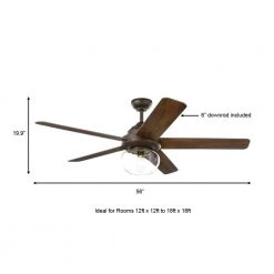 Home Decorators Collection Avonbrook 56 in. LED Bronze Ceiling Fan with Light Kit and Remote Control -Home Decorators Soldes bronze home decorators collection ceiling fans with lights 59256 a0 1000