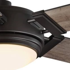 Home Decorators Collection Blakeridge 60 in. White Color Changing Integrated LED Bronze Indoor/Outdoor Ceiling Fan with Light Kit and Remote -Home Decorators Soldes bronze home decorators collection ceiling fans with lights 59260 4f 1000