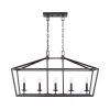 Home Decorators Collection Weyburn 5-Light 36 in. Bronze Caged Farmhouse Linear Island Hanging Chandelier for Kitchen -Home Decorators Soldes bronze home decorators collection chandeliers 5 76201 64 1000