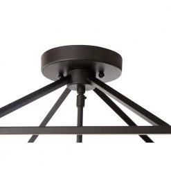 Home Decorators Collection Weyburn 16.5 in. 4-Light Bronze Semi-Flush Mount Kitchen Ceiling Light Fixture -Home Decorators Soldes bronze home decorators collection flush mount lights c5596 1d 1000