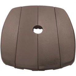 Home Decorators Collection 39.5 in. W Resin Cantilever Patio Umbrella Base Weight in Bronze