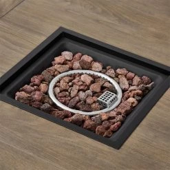 Home Decorators Collection Wenmare 42 in. x 36 in. Counter Height Steel Square Propane Gas Firepit -Home Decorators Soldes brown home decorators collection gas fire pits fhts80315 76 1000