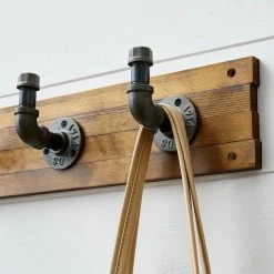 Home Decorators Collection 27 in. Brown Hook Rack with 4 Industrial Pipe Hooks 10 Home Decorators Collection 27 in. Brown Hook Rack with 4 Industrial Pipe Hooks -Home Decorators Soldes brown home decorators collection hooks 64161 1f 1000