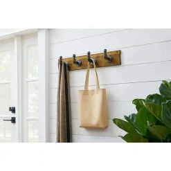 Home Decorators Collection 27 in. Brown Hook Rack with 4 Industrial Pipe Hooks 11 Home Decorators Collection 27 in. Brown Hook Rack with 4 Industrial Pipe Hooks -Home Decorators Soldes brown home decorators collection hooks 64161 31 1000