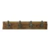 Home Decorators Collection 27 in. Brown Hook Rack with 4 Industrial Pipe Hooks -Home Decorators Soldes brown home decorators collection hooks 64161 64 1000