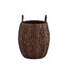 Home Decorators Collection Round Brown Woven Water Hyacinth Decorative Poppy Basket -Home Decorators Soldes brown home decorators collection storage baskets ba1911156 brn 64 1000