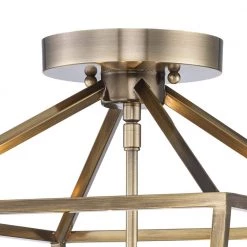 Home Decorators Collection Weyburn 16.5 in. 4-Light Brushed Brass Lantern Farmhouse Semi-Flush Mount Ceiling Light Fixture 22 Home Decorators Collection Weyburn 16.5 in. 4-Light Brushed Brass Lantern Farmhouse Semi-Flush Mount Ceiling Light Fixture -Home Decorators Soldes brushed brass home decorators collection flush mount lights c5596 bb 44 1000