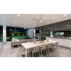 Home Decorators Collection Levanto 52 in. Integrated LED Indoor/Outdoor Brushed Nickel Ceiling Fan with Light Kit -Home Decorators Soldes brushed nickel home decorators collection ceiling fans with lights 34601 c3 1000