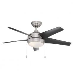 Home Decorators Collection Windward 44 in. LED Brushed Nickel Ceiling Fan with Light Kit -Home Decorators Soldes brushed nickel home decorators collection ceiling fans with lights 51565 66 1000