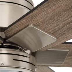 Home Decorators Collection Statewood 70 in. Indoor LED Brushed Nickel Ceiling Fan with Light Kit, Downrod, Remote Control and 6 Reversible Blades -Home Decorators Soldes brushed nickel home decorators collection ceiling fans with lights 51770 1f 1000