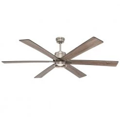 Home Decorators Collection Statewood 70 in. Indoor LED Brushed Nickel Ceiling Fan with Light Kit, Downrod, Remote Control and 6 Reversible Blades -Home Decorators Soldes brushed nickel home decorators collection ceiling fans with lights 51770 44 1000