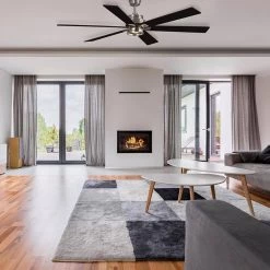 Home Decorators Collection Statewood 70 in. Indoor LED Brushed Nickel Ceiling Fan with Light Kit, Downrod, Remote Control and 6 Reversible Blades -Home Decorators Soldes brushed nickel home decorators collection ceiling fans with lights 51770 a0 1000