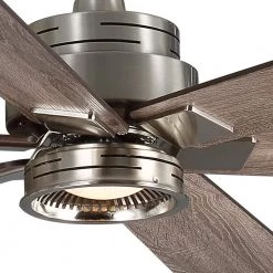 Home Decorators Collection Statewood 70 in. Indoor LED Brushed Nickel Ceiling Fan with Light Kit, Downrod, Remote Control and 6 Reversible Blades -Home Decorators Soldes brushed nickel home decorators collection ceiling fans with lights 51770 c3 1000