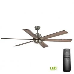 Home Decorators Collection Statewood 70 in. Indoor LED Brushed Nickel Ceiling Fan with Light Kit, Downrod, Remote Control and 6 Reversible Blades -Home Decorators Soldes brushed nickel home decorators collection ceiling fans with lights 51770 d4 1000