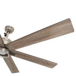 Home Decorators Collection Statewood 70 in. Indoor LED Brushed Nickel Ceiling Fan with Light Kit, Downrod, Remote Control and 6 Reversible Blades -Home Decorators Soldes brushed nickel home decorators collection ceiling fans with lights 51770 fa 1000