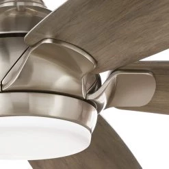 Home Decorators Collection Camrose 60 in. White Color Changing Integrated LED Brushed Nickel Indoor Ceiling Fan with Light Kit and Remote Control -Home Decorators Soldes brushed nickel home decorators collection ceiling fans with lights 51860 44 1000