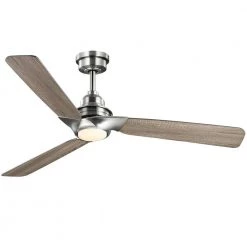 Home Decorators Collection Ester 54 in. White Color Changing Integrated LED Indoor/Outdoor Brushed Nickel Ceiling Fan with Light Kit and Remote -Home Decorators Soldes brushed nickel home decorators collection ceiling fans with lights 52155 76 1000