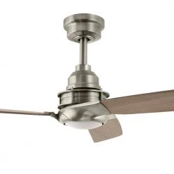 Home Decorators Collection Ester 54 in. White Color Changing Integrated LED Indoor/Outdoor Brushed Nickel Ceiling Fan with Light Kit and Remote -Home Decorators Soldes brushed nickel home decorators collection ceiling fans with lights 52155 77 1000