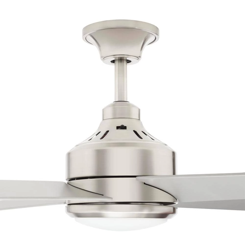 Home Decorators Collection Mercer 56 in. Integrated LED Brushed Nickel Ceiling Fan with Light Kit and Remote Control 13 Home Decorators Collection Mercer 56 in. Integrated LED Brushed Nickel Ceiling Fan with Light Kit and Remote Control - Image 11