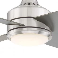 Home Decorators Collection Mercer 56 in. Integrated LED Brushed Nickel Ceiling Fan with Light Kit works with Google Assistant and Alexa -Home Decorators Soldes brushed nickel home decorators collection ceiling fans with lights 54625 bond d4 1000