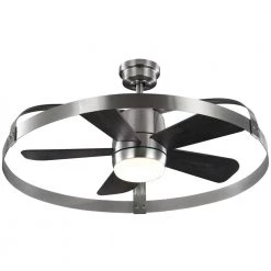 Home Decorators Collection Harrington 36 in. White Color Changing Integrated LED Brushed Nickel Ceiling Fan with Light Kit and Remote Control -Home Decorators Soldes brushed nickel home decorators collection ceiling fans with lights 59236 c3 1000