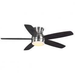 Home Decorators Collection Ashby Park 52 in. White Color Changing Integrated LED Brushed Nickel Ceiling Fan with Light Kit and Remote Control -Home Decorators Soldes brushed nickel home decorators collection ceiling fans with lights 59252 66 1000