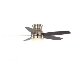 Home Decorators Collection Ashby Park 52 in. White Color Changing Integrated LED Brushed Nickel Ceiling Fan with Light Kit and Remote Control -Home Decorators Soldes brushed nickel home decorators collection ceiling fans with lights 59252 c3 1000