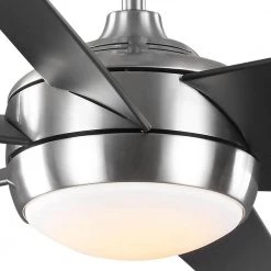 Home Decorators Collection Windward 68 in. White Color Changing Integrated LED Brushed Nickel Ceiling Fan with Light Kit, DC Motor and Remote -Home Decorators Soldes brushed nickel home decorators collection ceiling fans with lights 68000 c3 1000