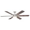 Home Decorators Collection Carden 66 in. LED Brushed Nickel Ceiling Fan with Light and Remote Control -Home Decorators Soldes brushed nickel home decorators collection ceiling fans with lights am852 bn 64 1000
