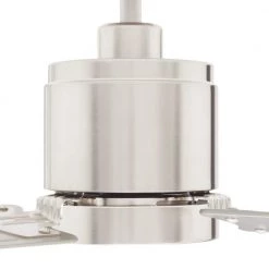 Home Decorators Collection Railey 60 in. LED Indoor Brushed Nickel Ceiling Fan with Light Kit and Remote Control -Home Decorators Soldes brushed nickel home decorators collection ceiling fans with lights yg446 bn 1d 1000