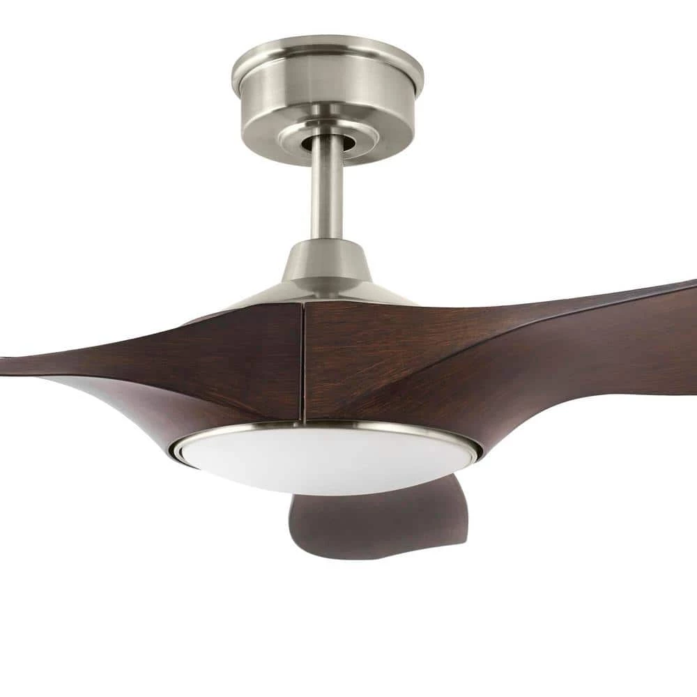 Home Decorators Collection Marlon 66 in. Integrated LED Indoor Brushed Nickel Ceiling Fan with Light and Remote Control 9 Home Decorators Collection Marlon 66 in. Integrated LED Indoor Brushed Nickel Ceiling Fan with Light and Remote Control - Image 7