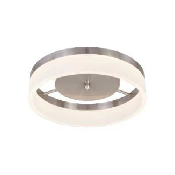 Home Decorators Collection 13.75 in. 21-Watt Brushed Nickel Integrated LED Ceiling Flush Mount 9 Home Decorators Collection 13.75 in. 21-Watt Brushed Nickel Integrated LED Ceiling Flush Mount - Image 7
