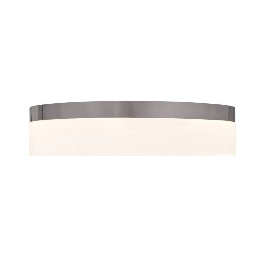 Home Decorators Collection 13.75 in. 21-Watt Brushed Nickel Integrated LED Ceiling Flush Mount 6 Home Decorators Collection 13.75 in. 21-Watt Brushed Nickel Integrated LED Ceiling Flush Mount - Image 4