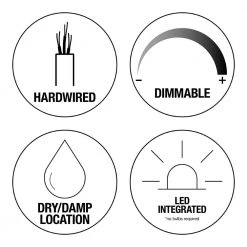 Home Decorators Collection Portland Court 14 in. Brushed Nickel LED Flush Mount Ceiling Light -Home Decorators Soldes brushed nickel home decorators collection flush mount lights 23952 40 1000